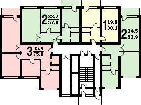 планировка квартир в доме серии КОПЕ